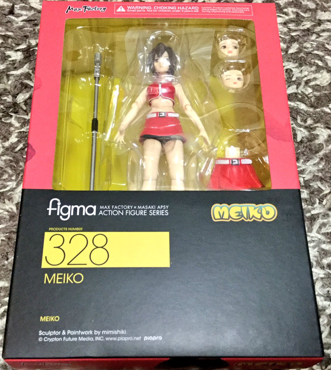 mkiri's tweet photo. 届いたぁぁぁ!
#VOCALOID #MEIKO #figma #MaxFactory #ActionFigureSeries #328 https://t.co/pPEIkVVq6f