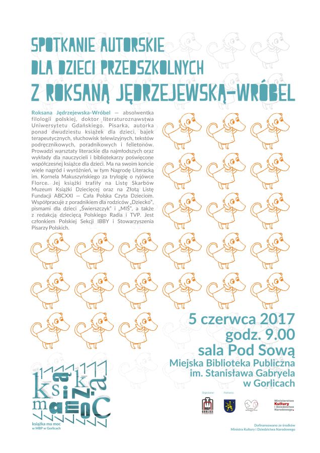 MBPGorlice's tweet photo. Już 5.06.2017 dzięki dotacji @MKiDN_GOV_PL, @MBPGorlice zaprasza dzieci na spotkanie z Roksaną Jędrzejewską-Wróbel!
#tldrxp #Florka https://t.co/Flx884Jc0D
