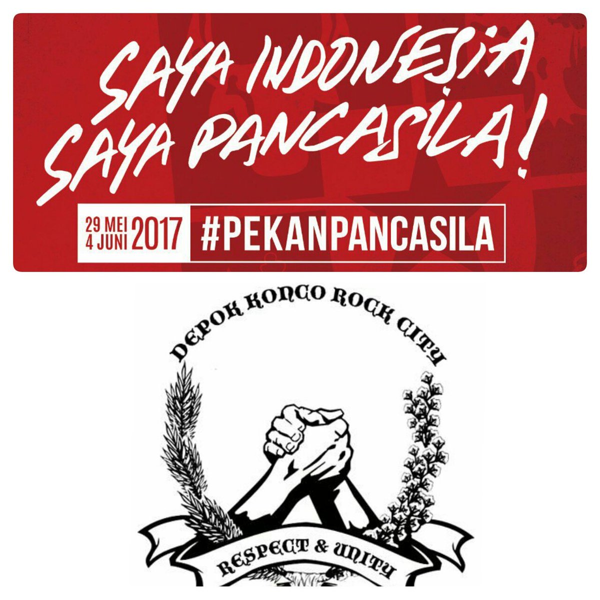 DEPOKKRCITY's tweet image. #SayaPancasila #SayaINDONESIA #RespectAndUnity #DepokKoncoRockCity
