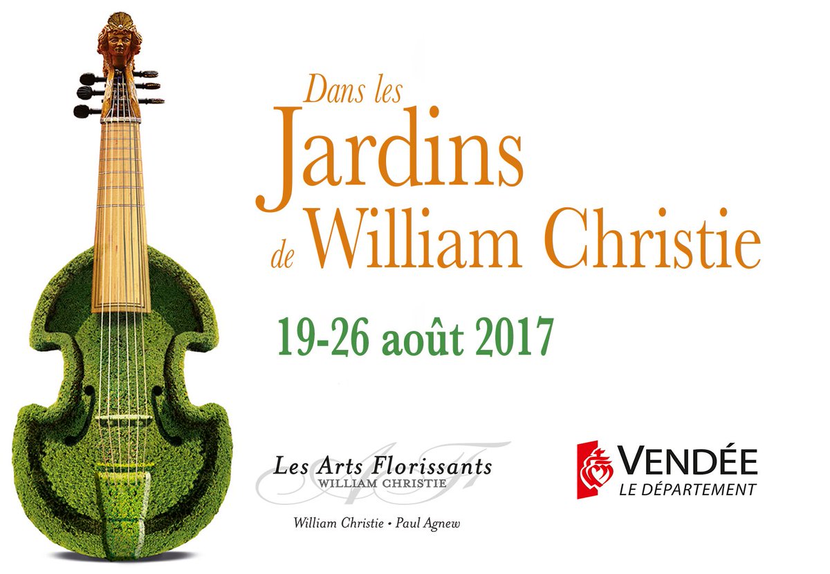 lesartsflo's tweet photo. La programmation du festival Dans les Jardins de William Christie 2017 est en ligne! #FJWC17 https://t.co/UNxkjIx6AB https://t.co/s3YgaSfeSK