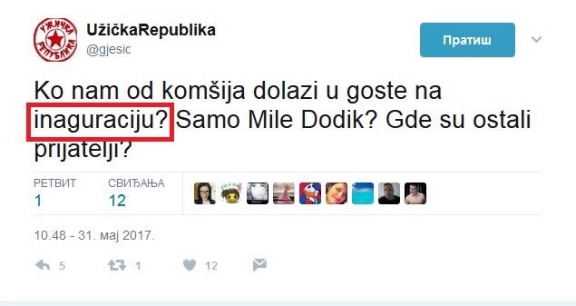 vojvodjankaaa's tweet photo. Nije im dobro od jutros pa zaboravili i pravopis 😂😂 Ali ajde, da razumemo, #Jesic nije mogao učiti i nositi flajke 😂 https://t.co/7piXdGZ2S0