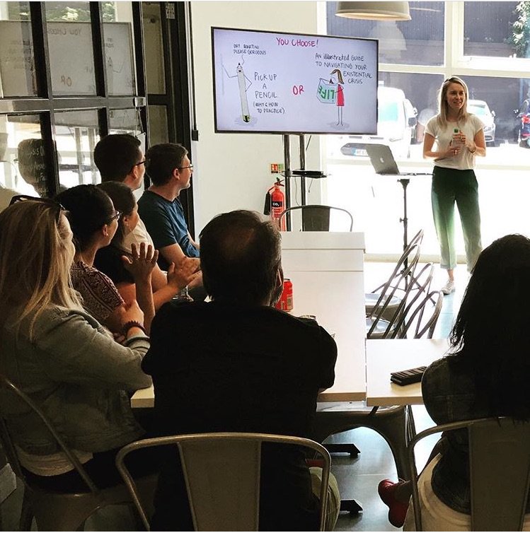 lauralboardman's tweet photo. I spoke to the smart folk at @Webcredible on Friday about the benefit of #drawing in day to day #business. If you're curious too - DM me https://t.co/excaHmFLvq