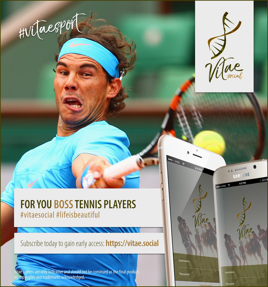 vitae_social's tweet photo. Want to be a #tennis #boss? Get early access to a new #socialengagement #mobileapp: https://t.co/oBjZNycmOc
#tennislife #tennisplayer https://t.co/qwWaA4jW7K