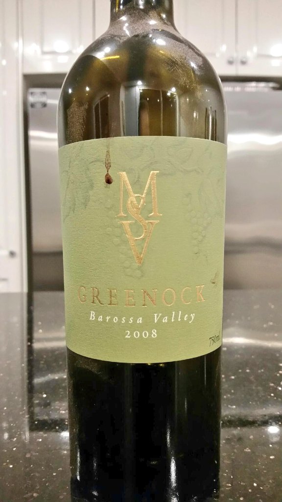 Murray Street Vineyards Greenock Shiraz 2008 <a href="/MSVWine/">Murray Street</a> @BarossaDirt <a href="/winewankers/">The Wine Wankers 🍾🤛🎉🥂</a> #wine #aussiewine Big and balanced. BT