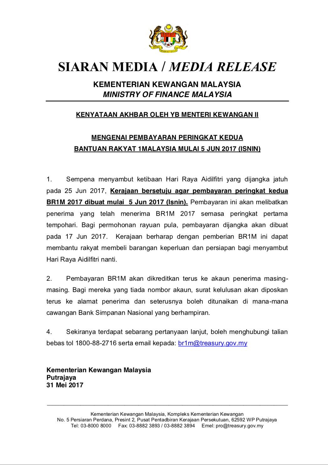 Surat Permohonan Bantuan Kewangan Kepada Yb  Contoh surat 