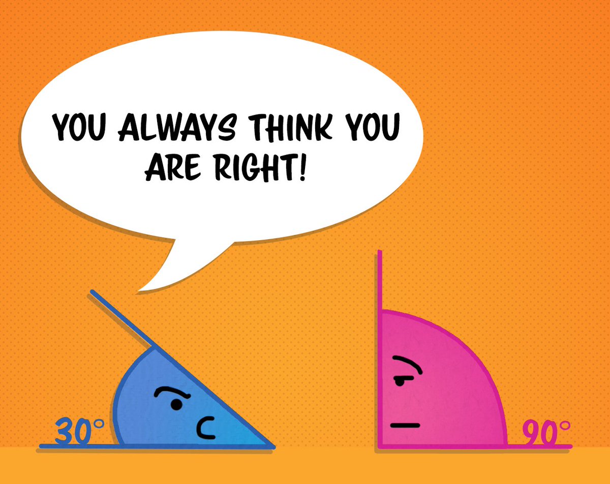 AmpliconUK's tweet photo. "Q: What did the 30 degree angle say to the 90 degree angle?
A: ""You think you're always right!"" #ScienceJoke #Engineermeme #sciencepun https://t.co/c85IGBC2DR