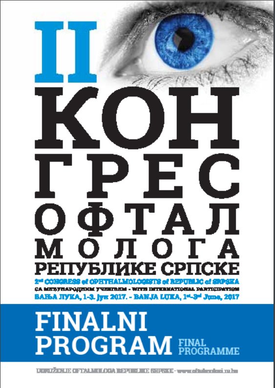 IMCBL_Affidea's tweet photo. Na drugom kongresu oftalmologa Republike Srpske u Banjaluci, naš Medicinski direktor, doc. dr Dušan Mileusnić će održati predavanje. https://t.co/atRrnMqsK7