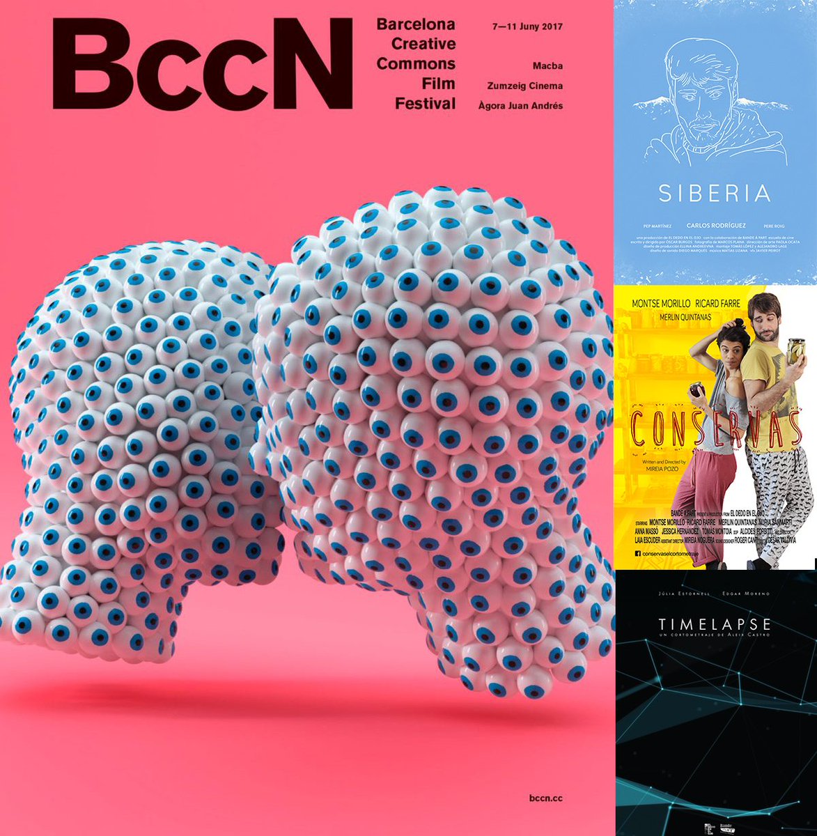 ElDedojo's tweet photo. ¡"Siberia", de Óscar Burgos, "Conservas", de Mireia Pozo y "Timelapse", de Aleix Castro seleccionados para su proyección en @BccNfestival ! https://t.co/8EBkIAnZWE