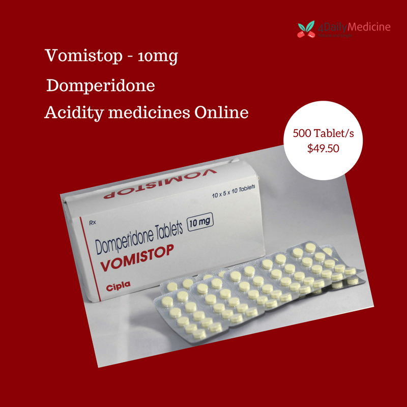 4dailymedicines's tweet image. Get rid of #acidityproblem by using #Domperidone (#Vomistop10mg)!
Now available online at #4DailyMedicine
4dailymedicine.om/vomistop-10mg.…