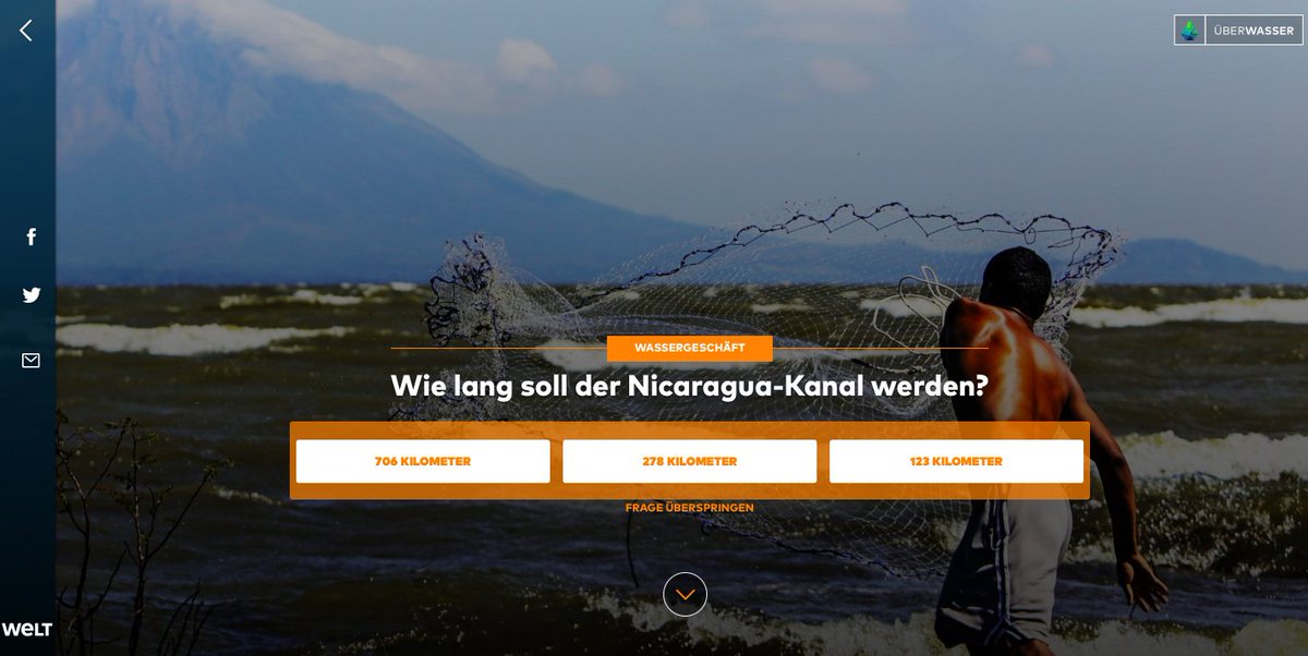 Ueber_Wasser's tweet photo. #Nicaragua soll einen Kanal bekommen – länger als der Panamakanal. Anwohner fürchten ein Ungetüm: https://t.co/jeDs3744z0 @welt @ejcnet https://t.co/kjjHIHYPjR