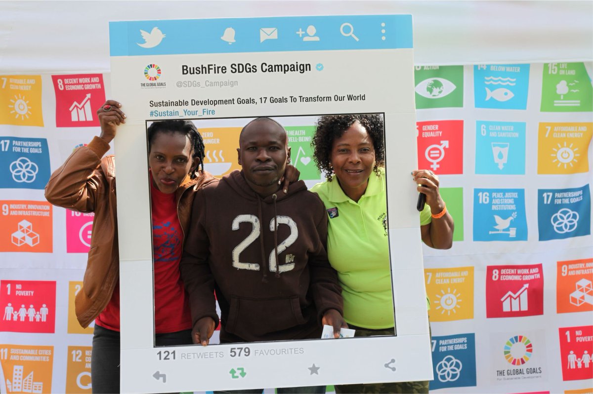 UNLarsT's tweet photo. SDG campaign focusing on engaging youth through Swaziland Bushfire festival and through social media. 25,000 visitors. #SDGs https://t.co/wBcYS6jOVT