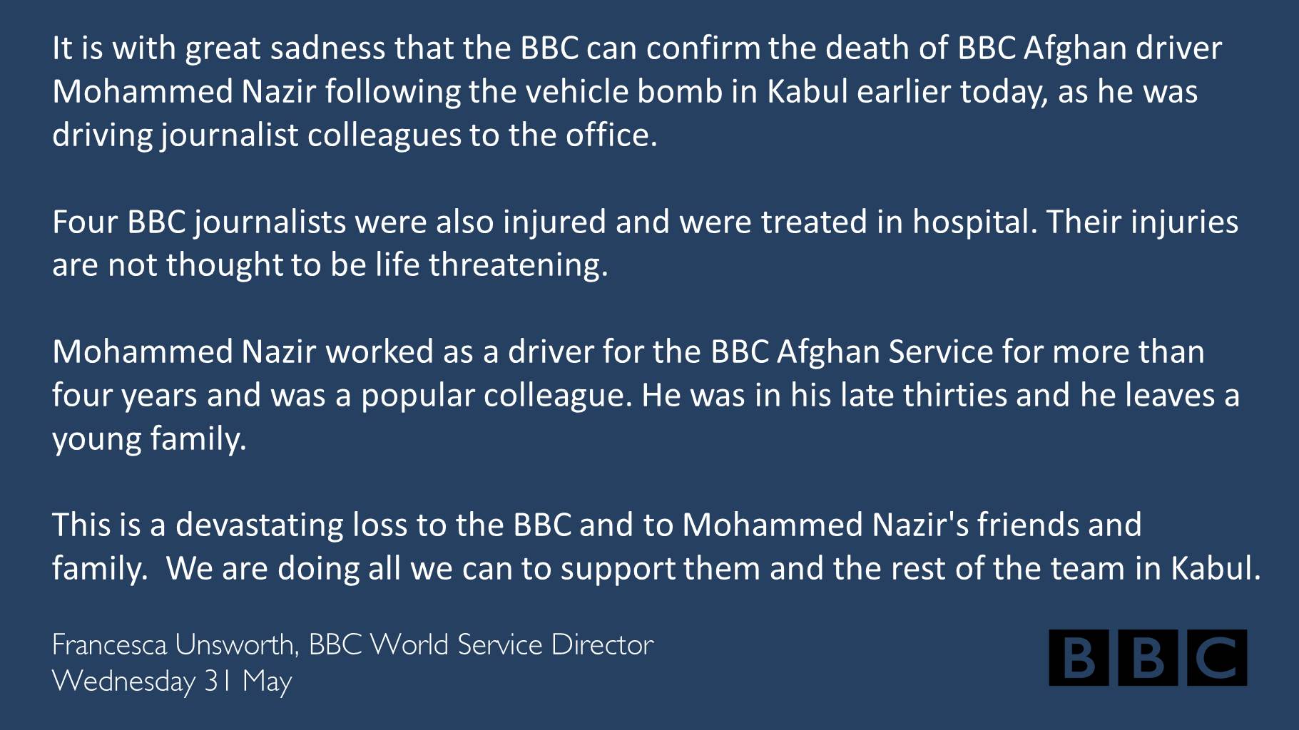 BBC News Press Team on Twitter "BBC statement https//t.co/FBl4IRi16E"