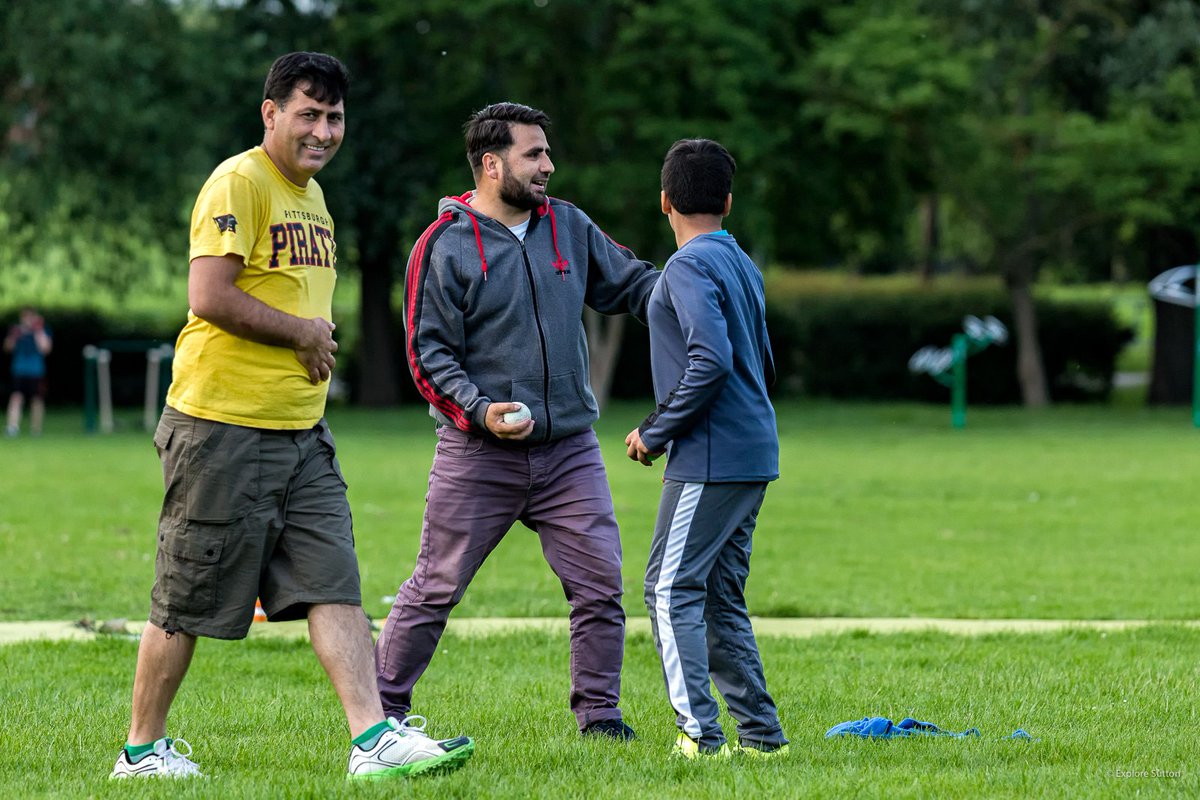 explore_sutton's tweet image. We bumped into these fantastic guys enjoying a warm #Sutton evening in Rosehill recreation ground, playing #cricket #AFGCricketClub