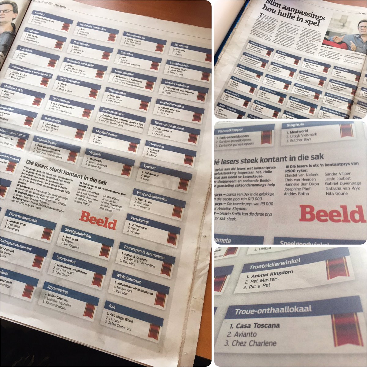 CasaToscanaPta's tweet photo. Dankie @Beeld_Nuus lesers stemme #leserskeuse #TroueOnthaalLokaal
💌functions@casatoscana.co.za
#pretoria #troues #bruide #liefde #weddings https://t.co/Q298lbenKu