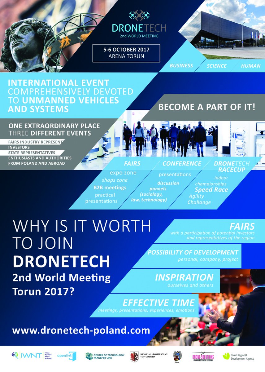 #DTmeeting in brief

#drone #event #Poland #Polska #business #conference #science #tech #uav #uas #fpv #unmaned #meeting #Europe #World