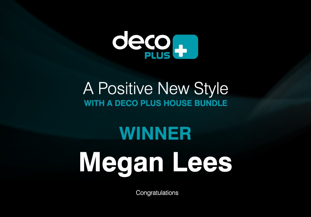 ClickScolmore's tweet photo. Congratulations to Megan Lees the winner of this months deco plus #competition #scolmore  #positivestyle https://t.co/VPk9KAkDfL