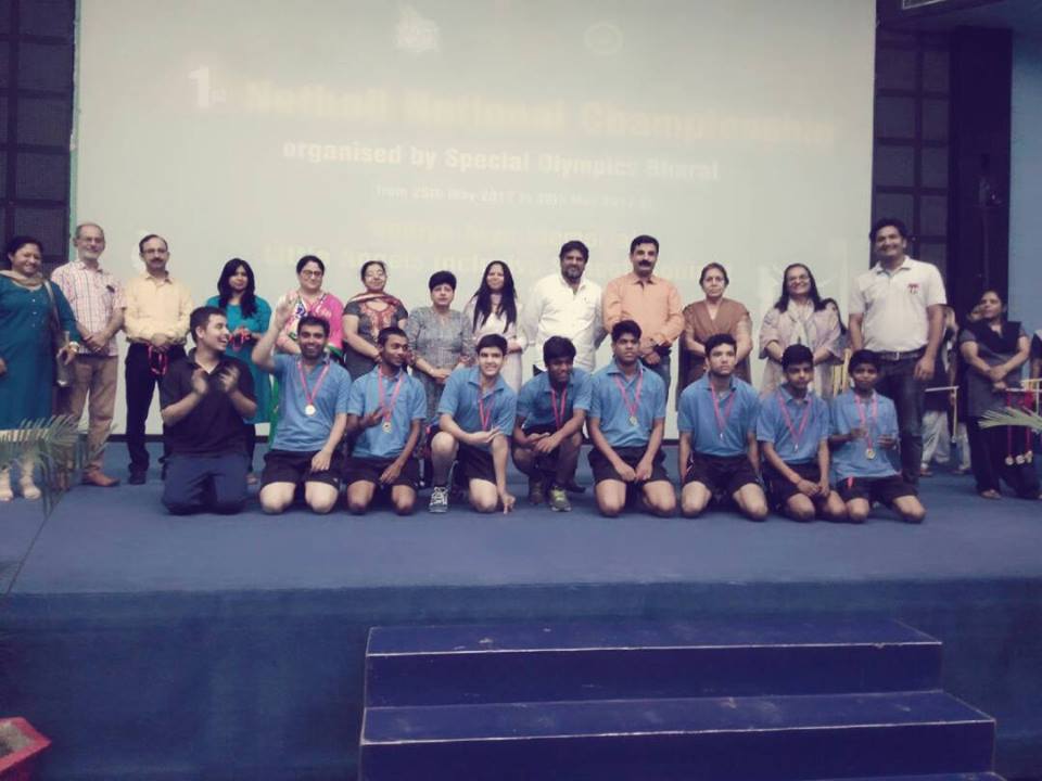 SobDelhi's tweet photo. special olympics bharat delhi team Male&amp;Female won Gold medal in Netball National Championship https://t.co/BuFflTUd2S