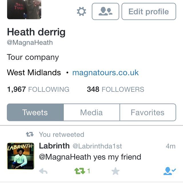 MagnaHeath's tweet photo. Been a while,  look forward to seeing you brother https://t.co/p09XB46IHR