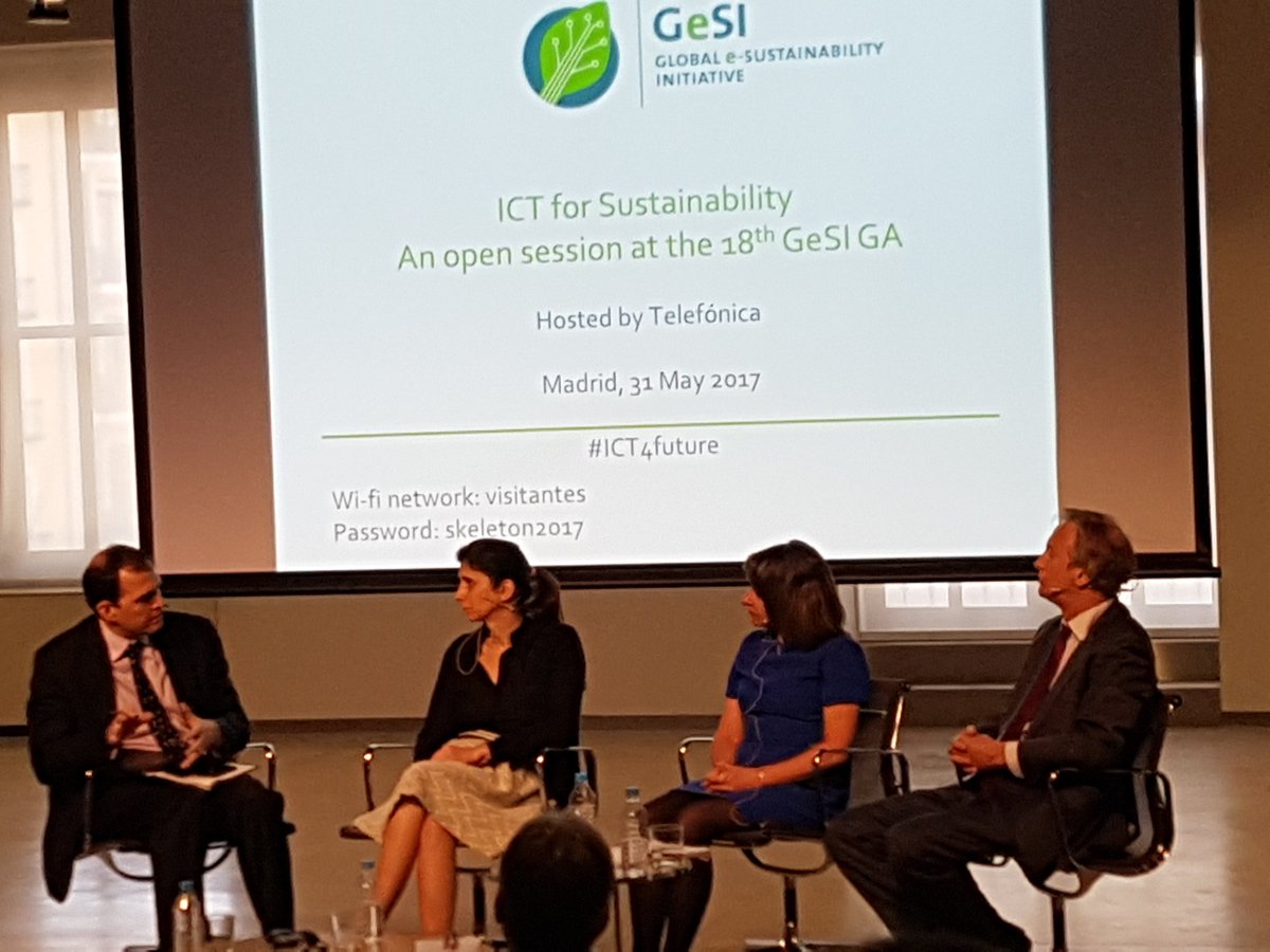 GeSIConnect's tweet photo. Environment roundtable @RCySost: working with both customers and suppliers is essential to maximize the enabling potential of #ICT4future https://t.co/5d7Ce4Ipd5