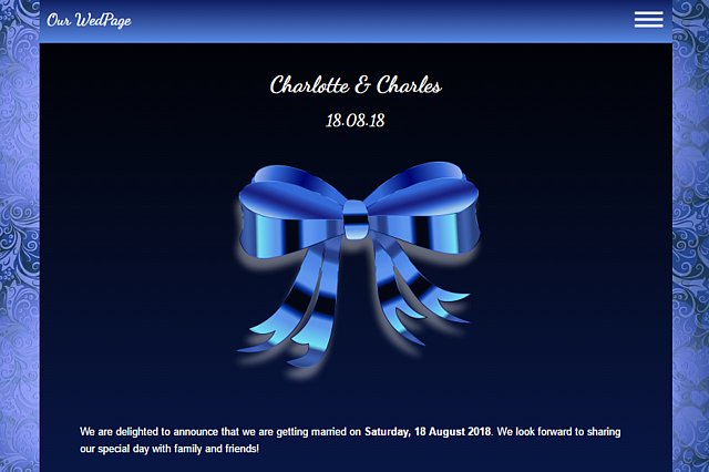 FREE wedding websites from ourwedpage.net Get yours today! No set-up! Easy order! #wedding #weddings #brides #bride #weddingwebsite