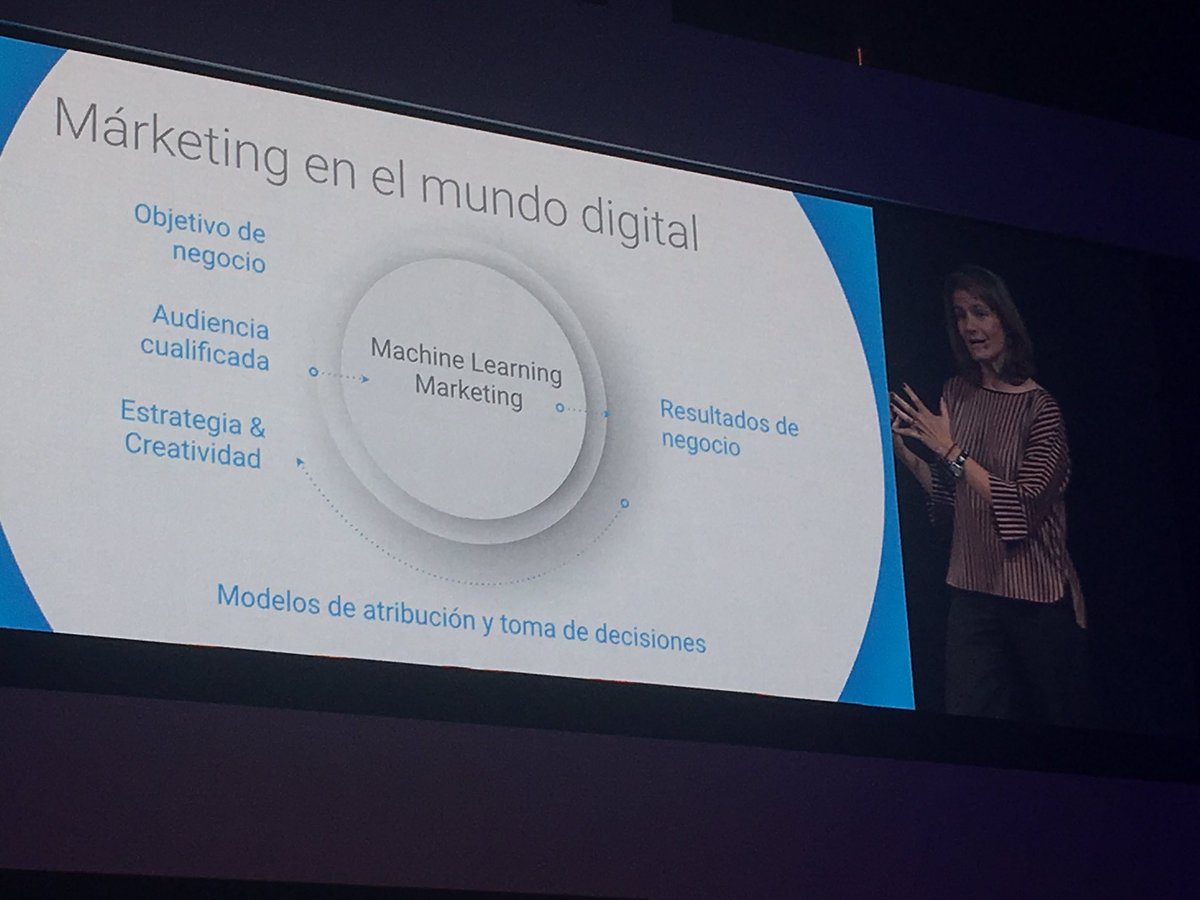 franciscopalmaf's tweet photo. "La creatividad es clave en una estrategia de MKT digital actual, mucho + técnico y analítico que antes" @Fuenclemares #MADThinkwithGoogle https://t.co/oc1sv4jMLT