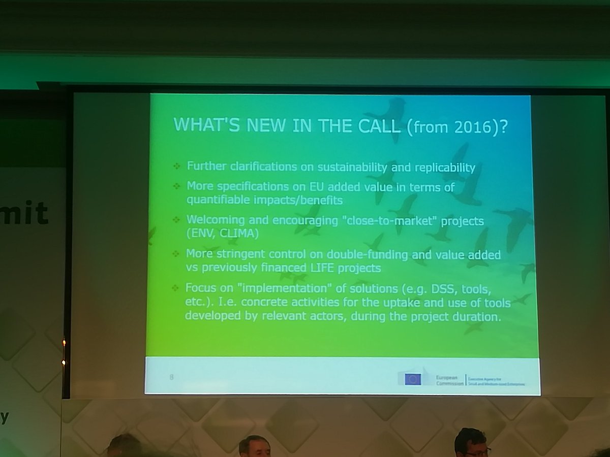 Moverim's tweet image. At #EUGreenWeek some tips on how to apply for #LIFE_Programme 2017 Call @EU_EASME @LIFE_Programme