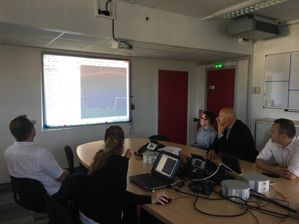 LA #DGSCGC visite le BEX et USG sur le site de Sartrouville : renforcement des liens avec #GRDF