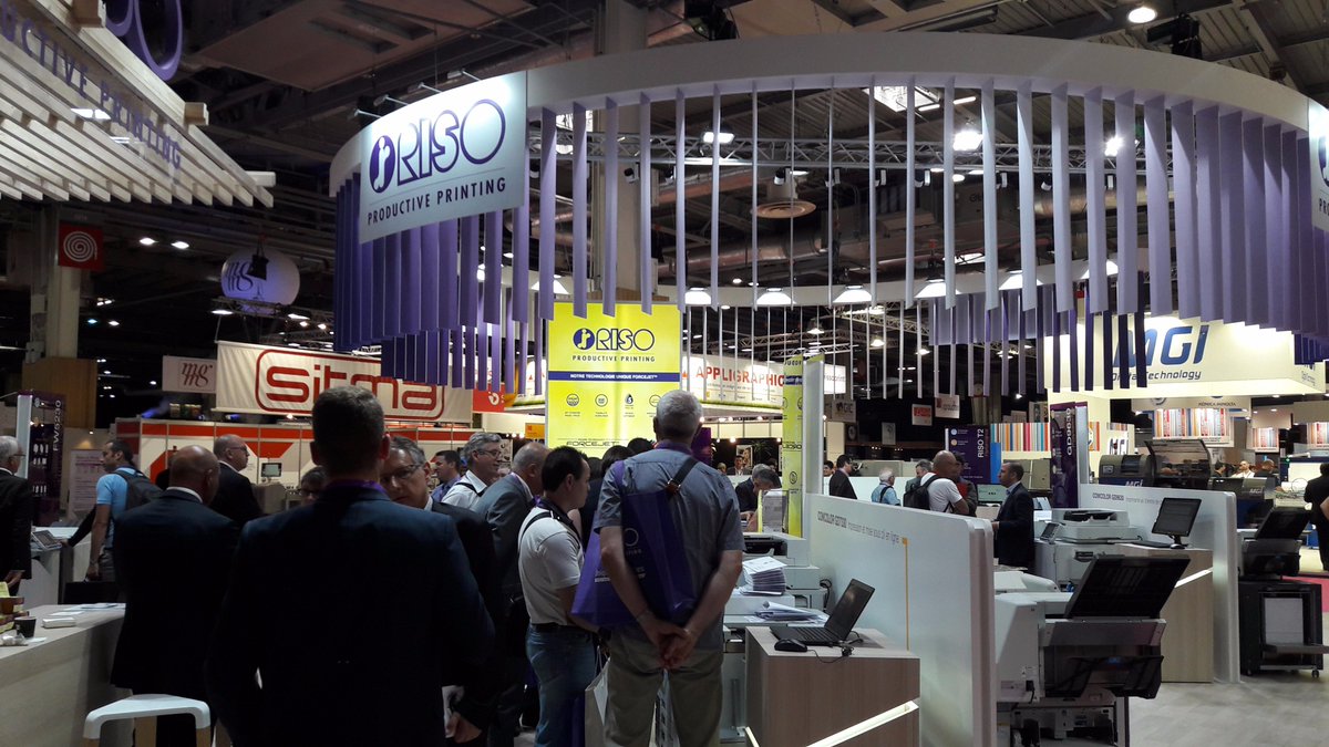 RISOMidEast's tweet image. Are you at #GRAPHI2017 today? We are! Come and meet us at the #RISO booth to attend a demonstration of our unique printing solutions.