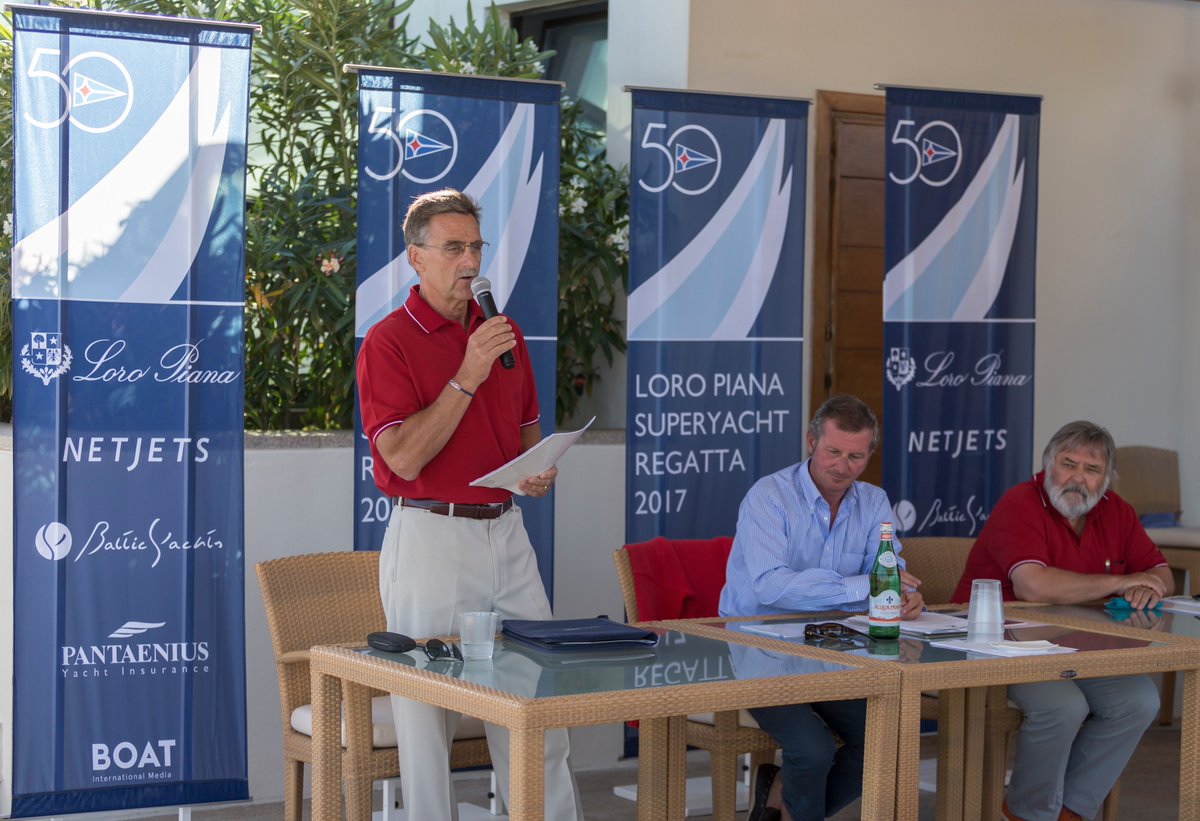 Pantaenius's tweet photo. Pre-race preparations at #LPSYR here @YccsPortoCervo. There's 17 #superyacht in this year's racing fleet.
Photos by @carloborlenghi https://t.co/UJ2uzeD8Rv