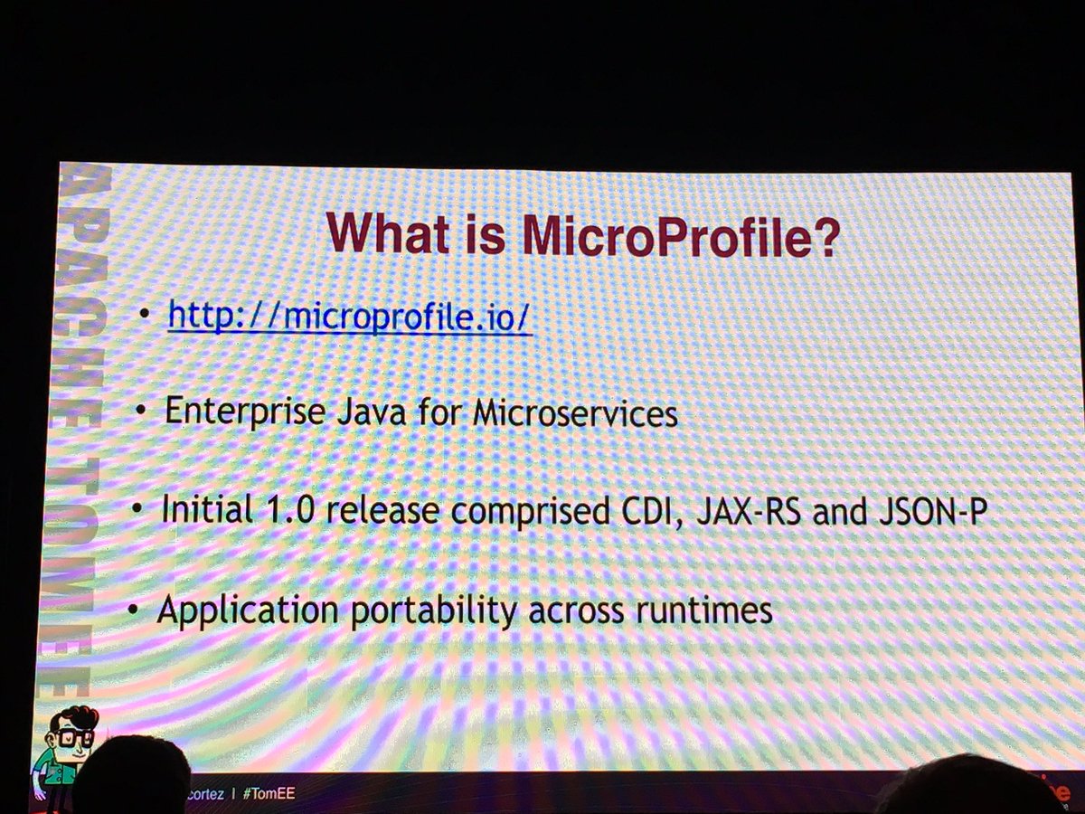 vladopavlov's tweet image. Here&apos;s @radcortez at #jPrime2017 on clustering #MicroProfile apps using @cdispec and #JCache