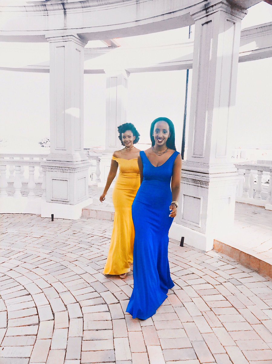 KweshUG's tweet photo. 💛💙 Wedding season with Marion 💃🏽
#Kwesh 👗👗 #MadeinUganda https://t.co/FHBZOg29uk