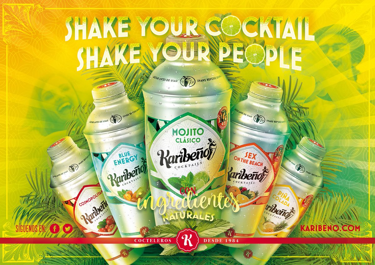 Seguimos avanzando.... aquí os dejamos la imagen de Karibeño que pronto veréis en la calle :) también en karibeno.com #Cocktails