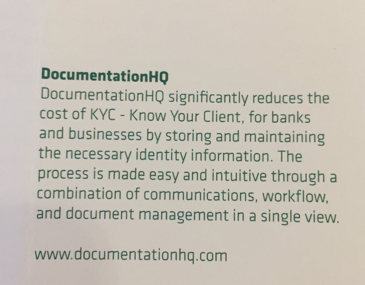 genemurphy's tweet photo. It's #documentationhq pitching @NDRC_hq helping to reduce the costs involved in #KYC for customers and banks. #fintech #bestplacetostart https://t.co/DEj29Vnp5J