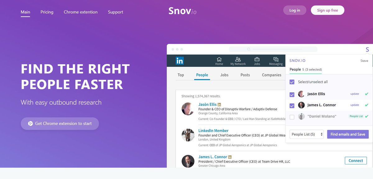 apprater's tweet photo. Snovio https://t.co/ObWUgmY5Ha #findconnections #findemails #getnadverifyemails https://t.co/RhhQlfgsaf