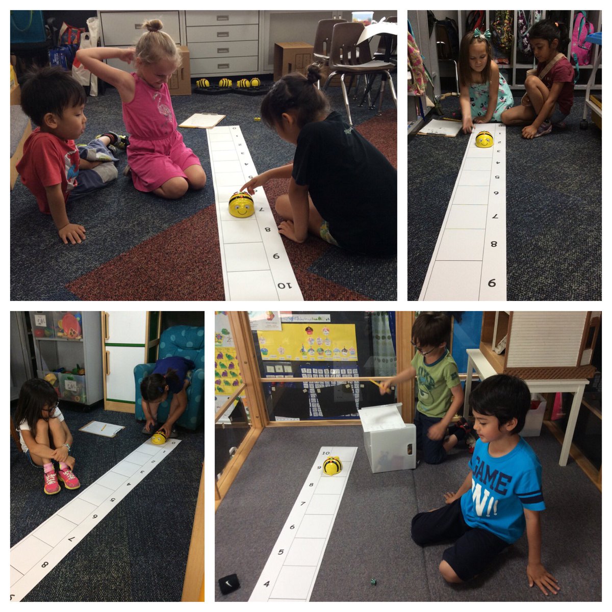 asijkh's tweet photo. Practicing addition and subtraction using BeeBots. Thank you Mrs. Apel for all the fun math activities this year! @esasij @HS_ASIJ https://t.co/H0GqevtJVw