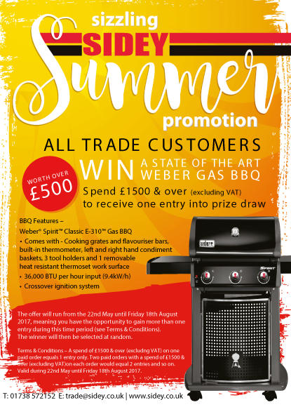 sideysolutions's tweet photo. An exciting prize to be won this summer! #sideyltd https://t.co/EhiR0M4x5f