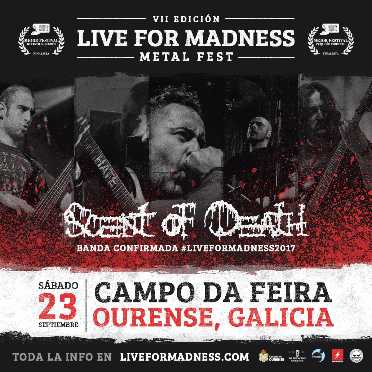 liveformadness's tweet image. #LiveForMadness2017 | BANDA CONFIRMADA: SCENT OF DEATH | liveformadness.com/scentofdeath #ConfirmacionesLFM2017