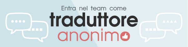 tradanonimi's tweet photo. Abbiamo finalmente riaperto il test per traduttori. Se siete interessati ad unirvi a noi, cliccate qui:
https://t.co/2ngtsLrnf2 https://t.co/dW1xpt53Wq