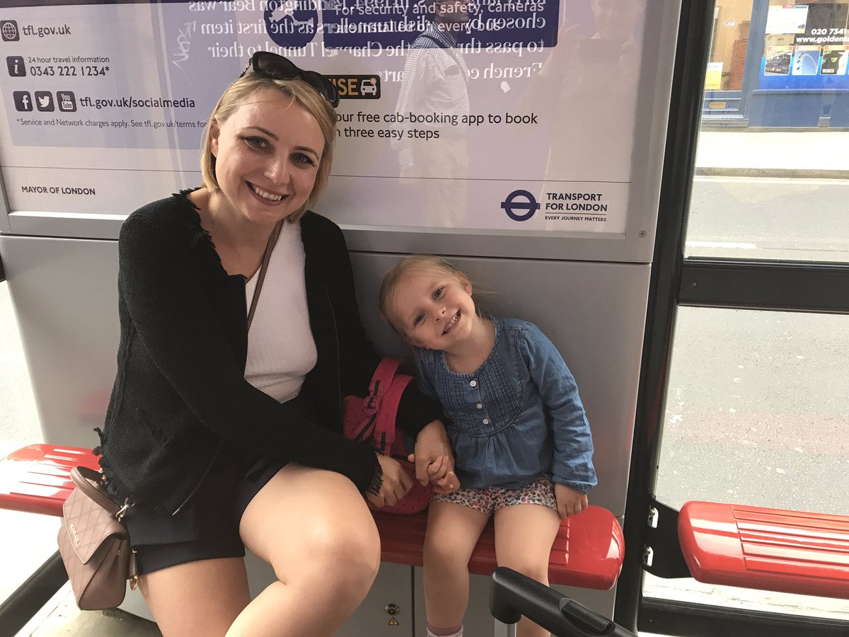 andyedwards84's tweet photo. Wasn't great having a cancelled flight on Sat, but really nice to see an old pal on rt23 - Lilly loves a bus ride in LDN @TowerTransit https://t.co/goeIUF1wTL