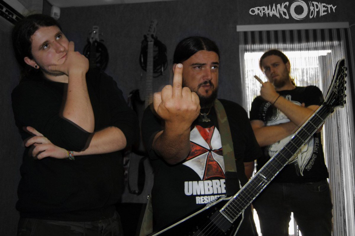 OrphansofPiety's tweet photo. Batería, el bajo y las guitarras ya están preparadas y ahora es el turno para la voz. 
https://t.co/Sz9RYcxe2o #orphansofpiety #Deathmetal https://t.co/Wj3pKdQppE