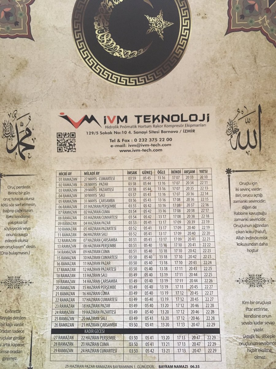 IVMTECH's tweet photo. #ivmteknoloji #ivmtech #imsakiye #hayırlıramazanlar https://t.co/e1DLw8VoG5