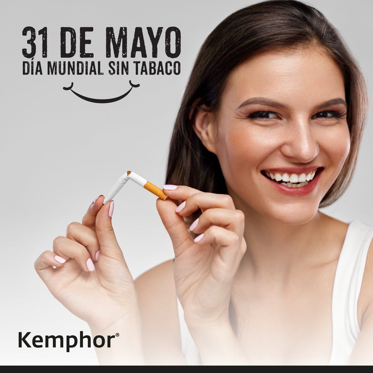 Sonrisas sin tabaco.
