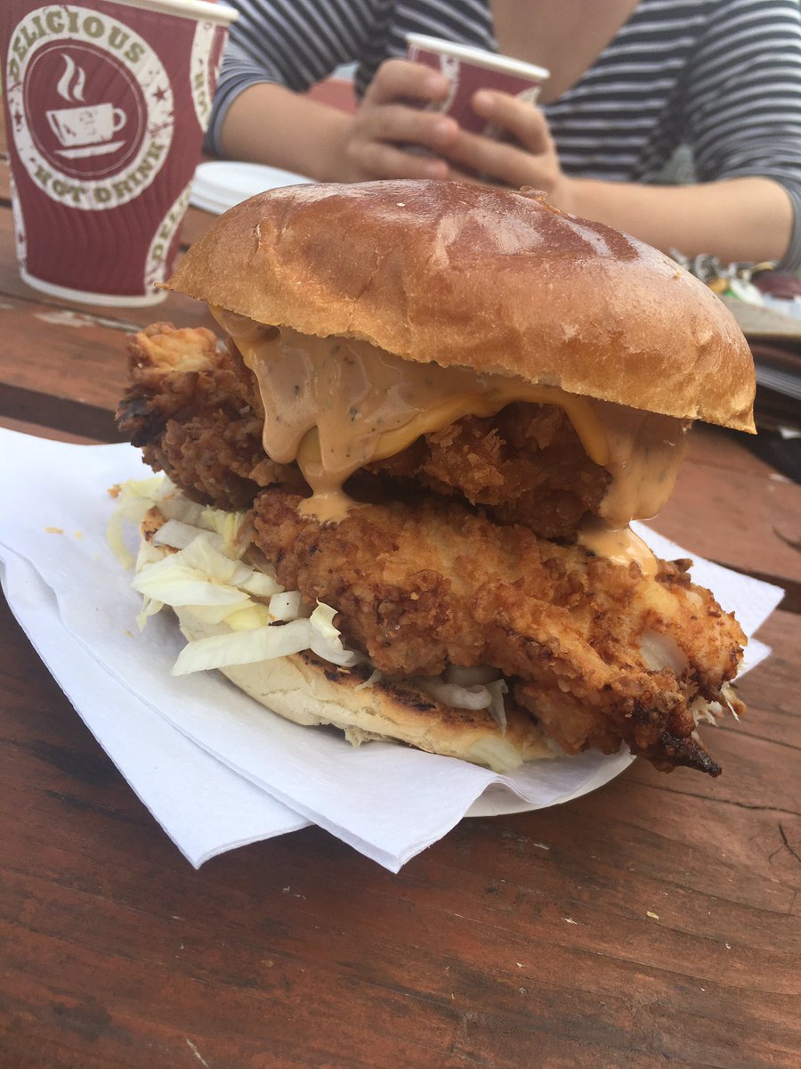 Great stop <a href="/cribbys/">Cribby Storan</a> street food stall <a href="/ObsFood/">The Observer Food</a> #bestcheapeat #OFMAwards2017