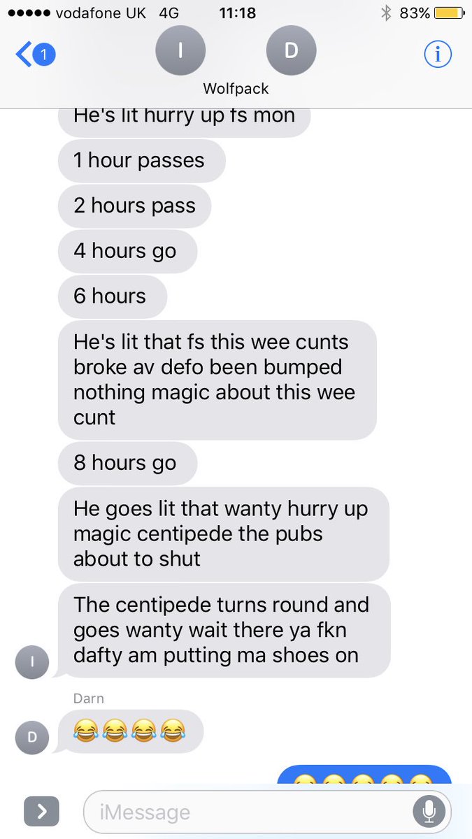 Howlin it this wee mongo 😂