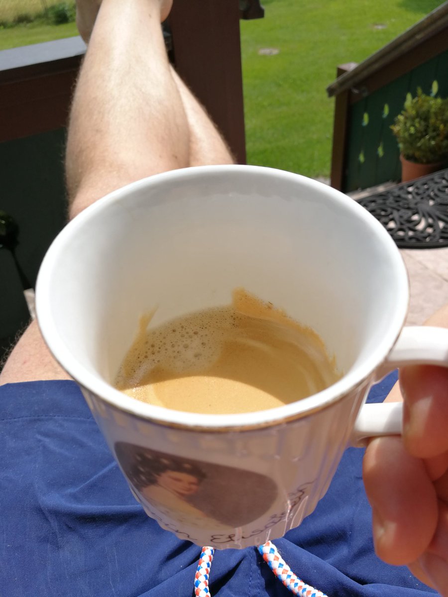 Having some #Covfefe in the sun ...