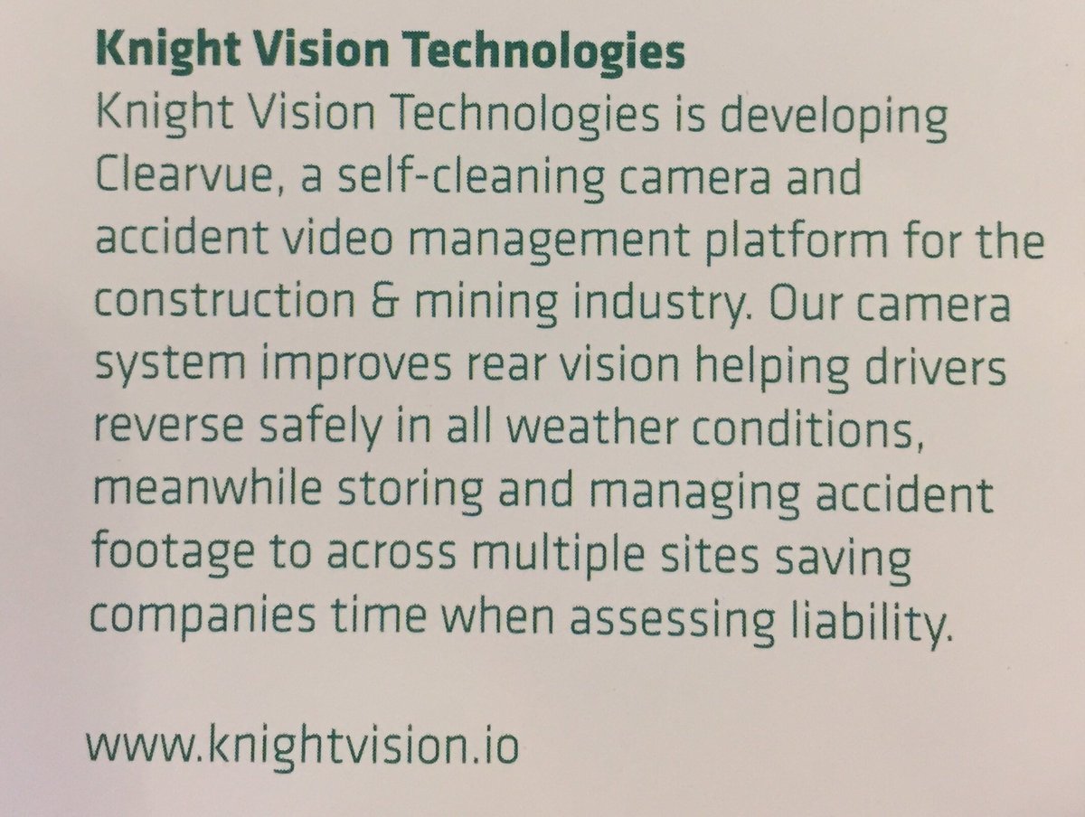 genemurphy's tweet image. Closing out today's @NDRC_hq investor day is #clearvue a self cleaning camera system for the construction industry to improve safety.