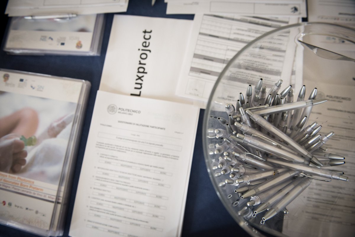 FondaPoliMi's tweet photo. #BabyLuxproject Final Event: presentations and videos are available at the dedicated webpage. Take a look! https://t.co/FieA5mDzke https://t.co/9nwa38b0bk