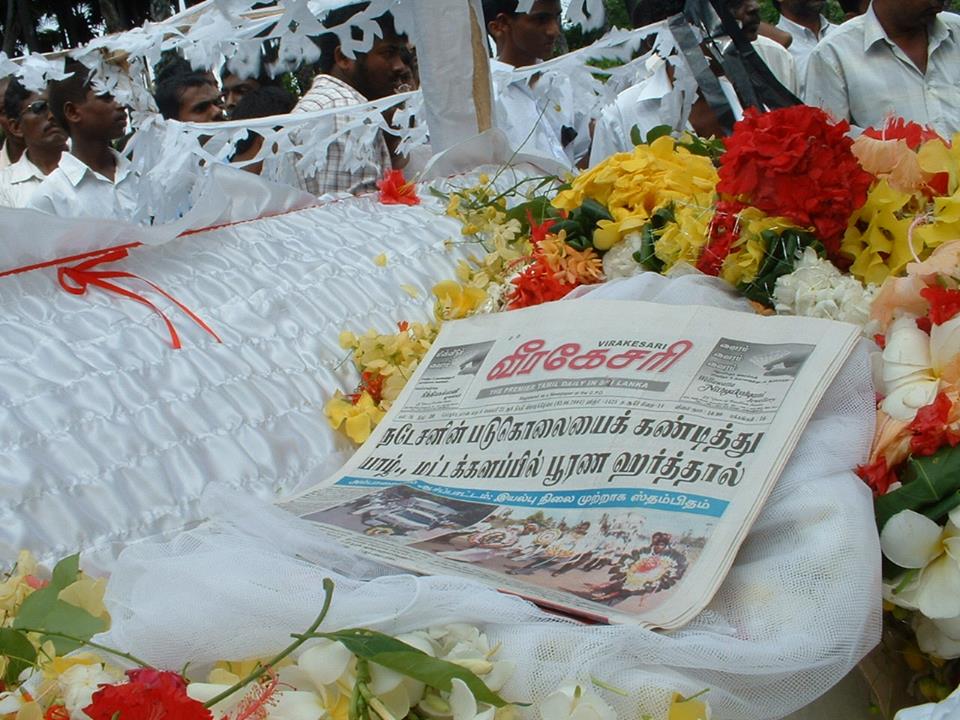 கரிகாலன் garikaalan on Twitter: "Assassinated #Tamil journalist #Nadesan  was remembered in commemoration ceremony held in #Jaffna;organized by local  journalists #WeRemember… https://t.co/Z1kBMATOmb"