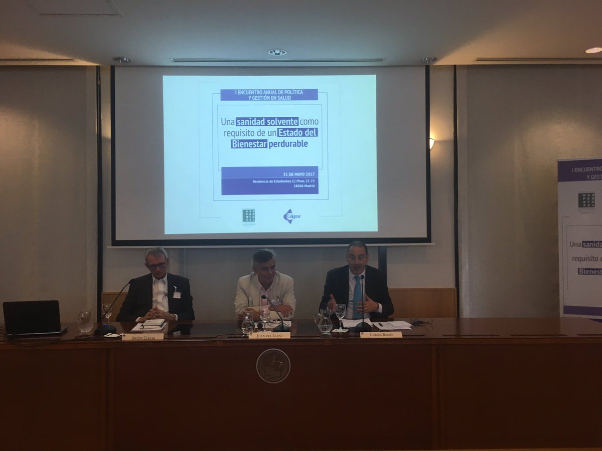 fgcasal's tweet photo. Anton Costas y Carles Ramió y políticas del estado de bienestar social, se deben fundamentar en la innovación @Celgene #sanidadybienestar https://t.co/0rbSdY4xDC
