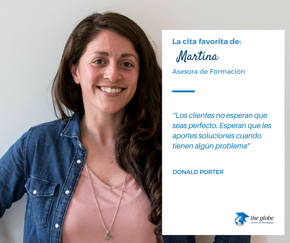 GlobeFormacion's tweet photo. Hoy os presentamos a Martina, nuestra maravillosa asesora de #formación 👏👏👏
Compartimos esta sabia frase de #DonaldPorter, ¡nos encanta! 😁 https://t.co/63NBkaq57r